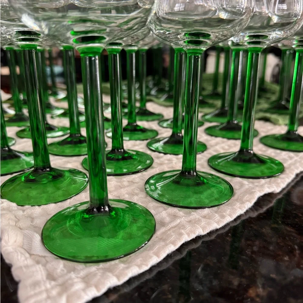 Vintage Wine Glasses by Luminarc made in France. Set of 8. Last set left